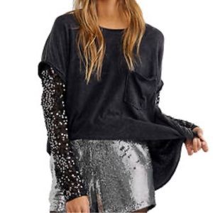 Free People Celine Tee Small NWT